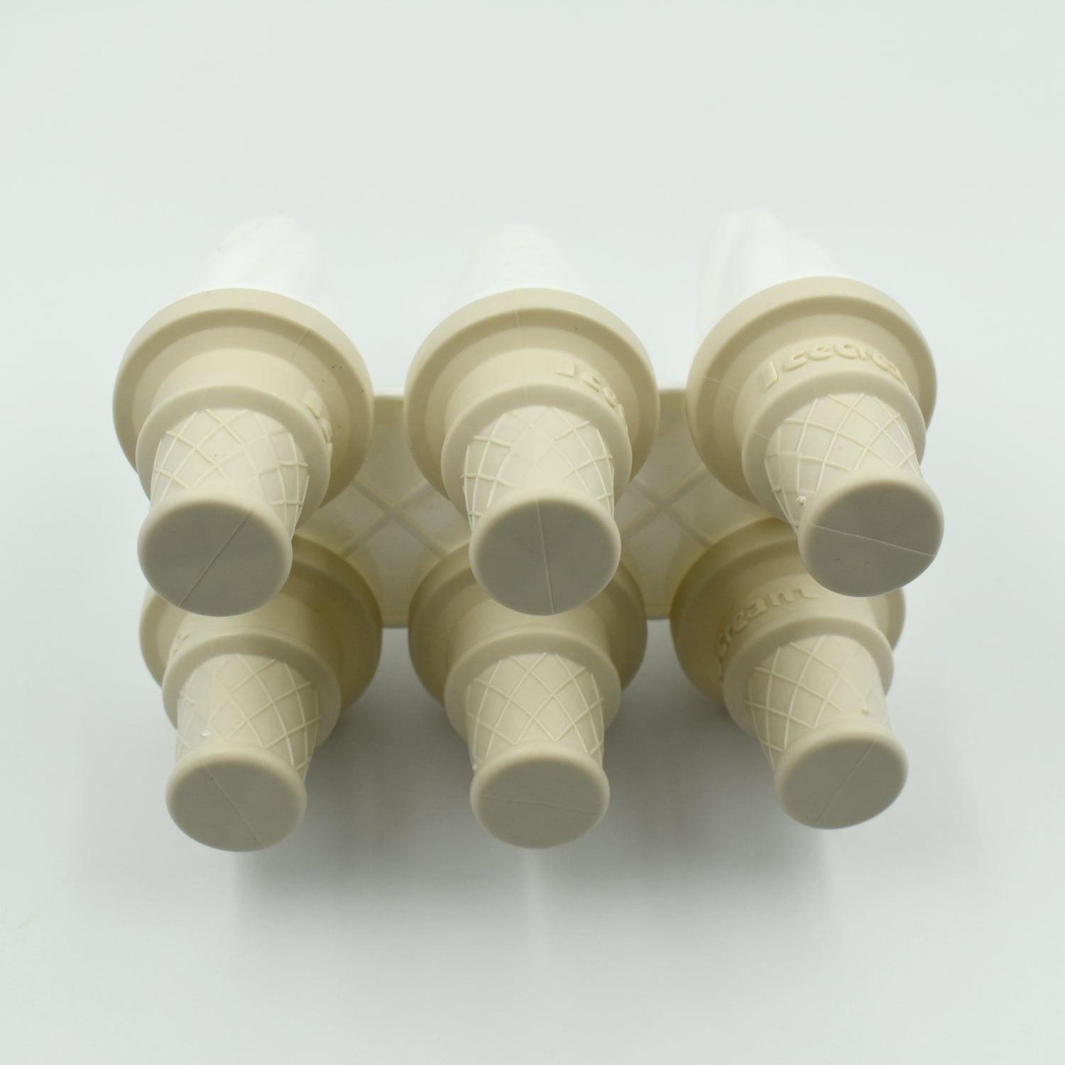 Superior eMart ice cream mold set with six cones for making homemade ice cream treats