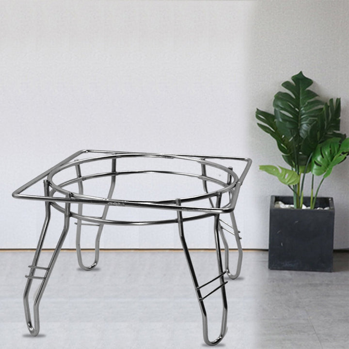 Stylish indoor balcony plant stand in sleek metal design, perfect for showcasing your favorite plants