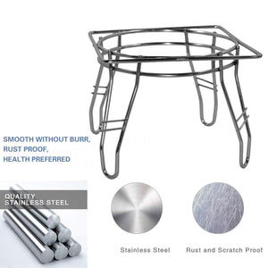 Stainless Steel Indoor Balcony Plant Stand with Rust Proof Design for Home Decor