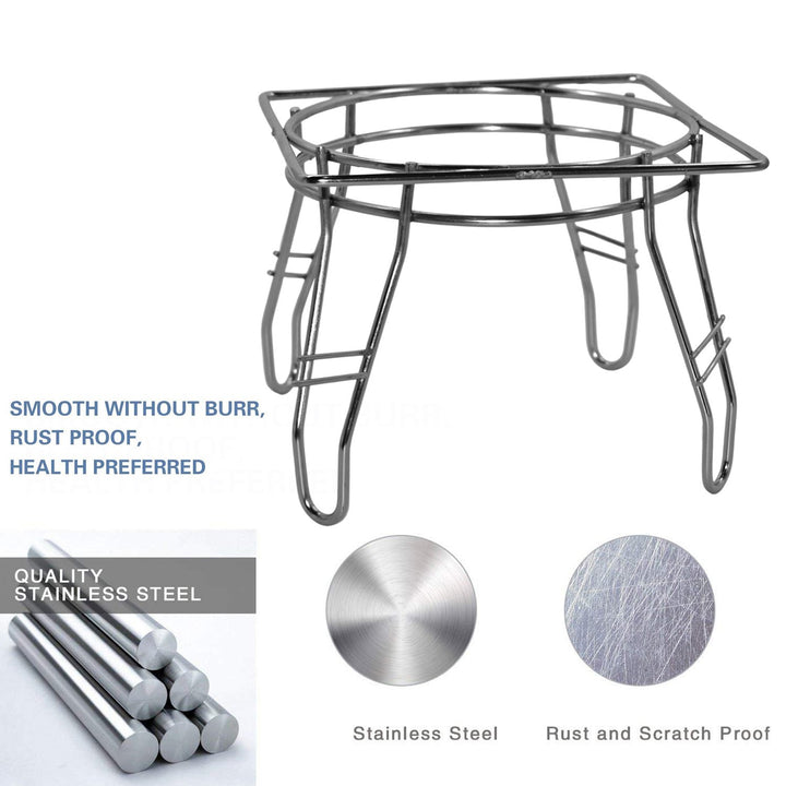 Stainless Steel Indoor Balcony Plant Stand with Rust Proof Design for Home Decor