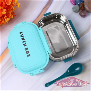 Insulated Leakproof Lunch Box with Spoon - Superior eMart