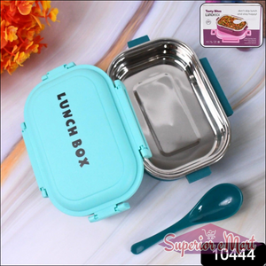 Insulated Leakproof Lunch Box with Spoon - Superior eMart