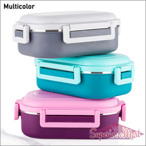 Insulated Leakproof Lunch Box with Spoon - Superior eMart