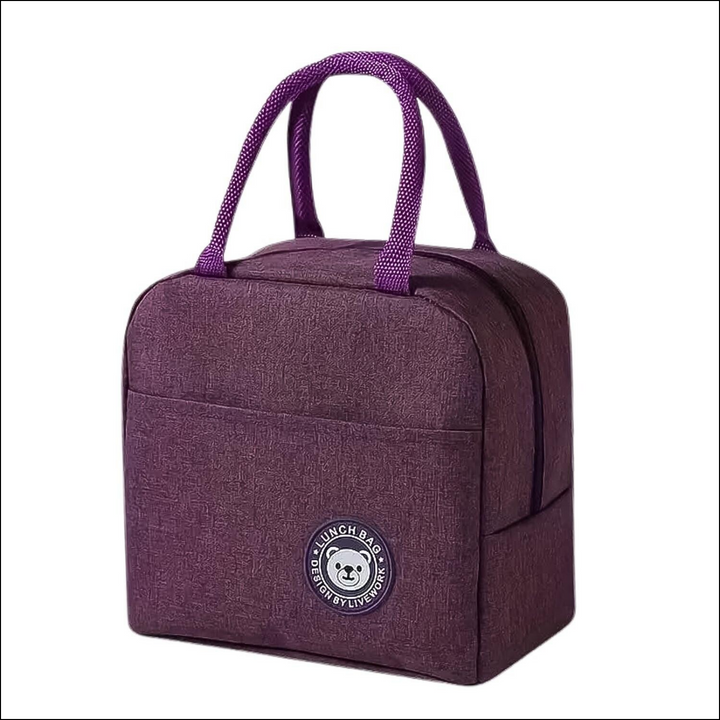 Insulated Lunch Bag With Zipper (1 Pc) - Superior eMart