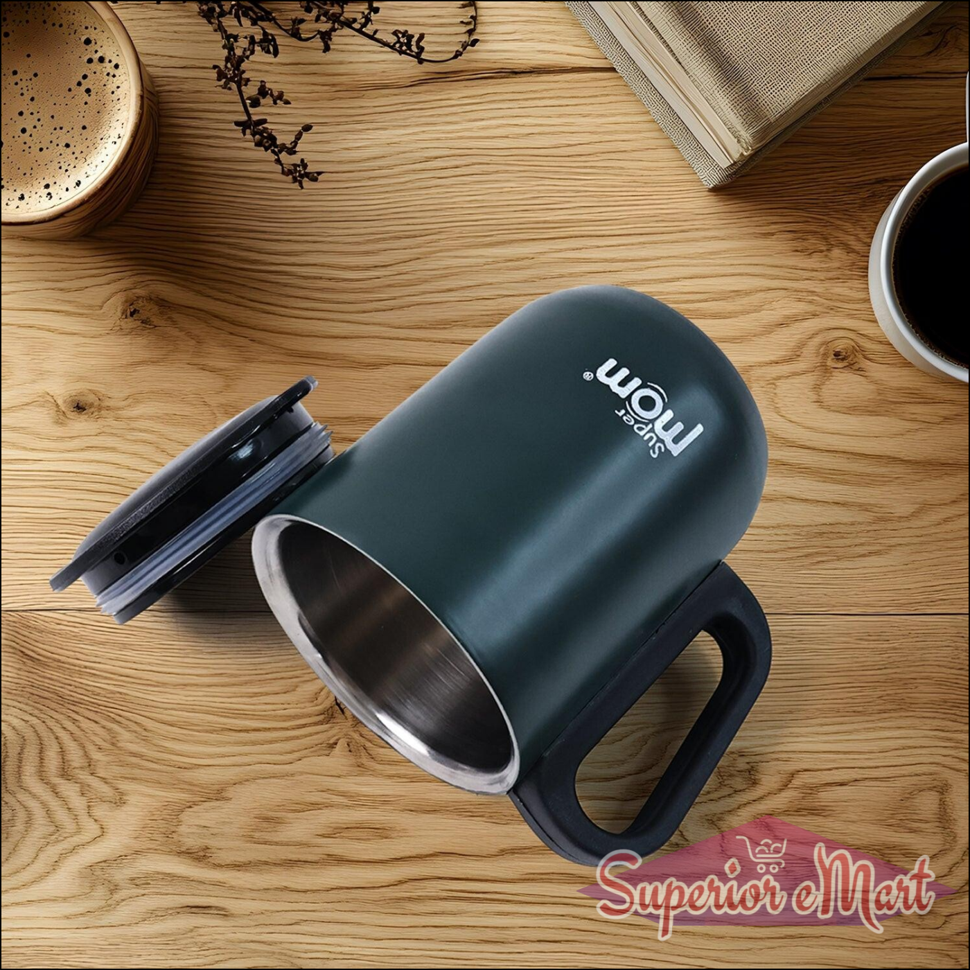 Insulated Mug With Lid Approx 300ml (1 Pc) - Superior eMart