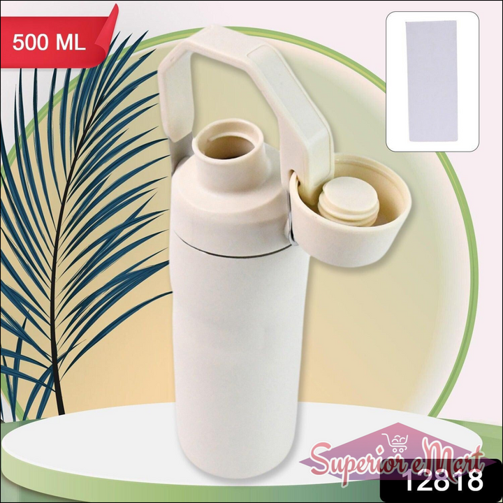 Insulated Water Bottle 500ml - Durable, Leak-Proof - Superior eMart
