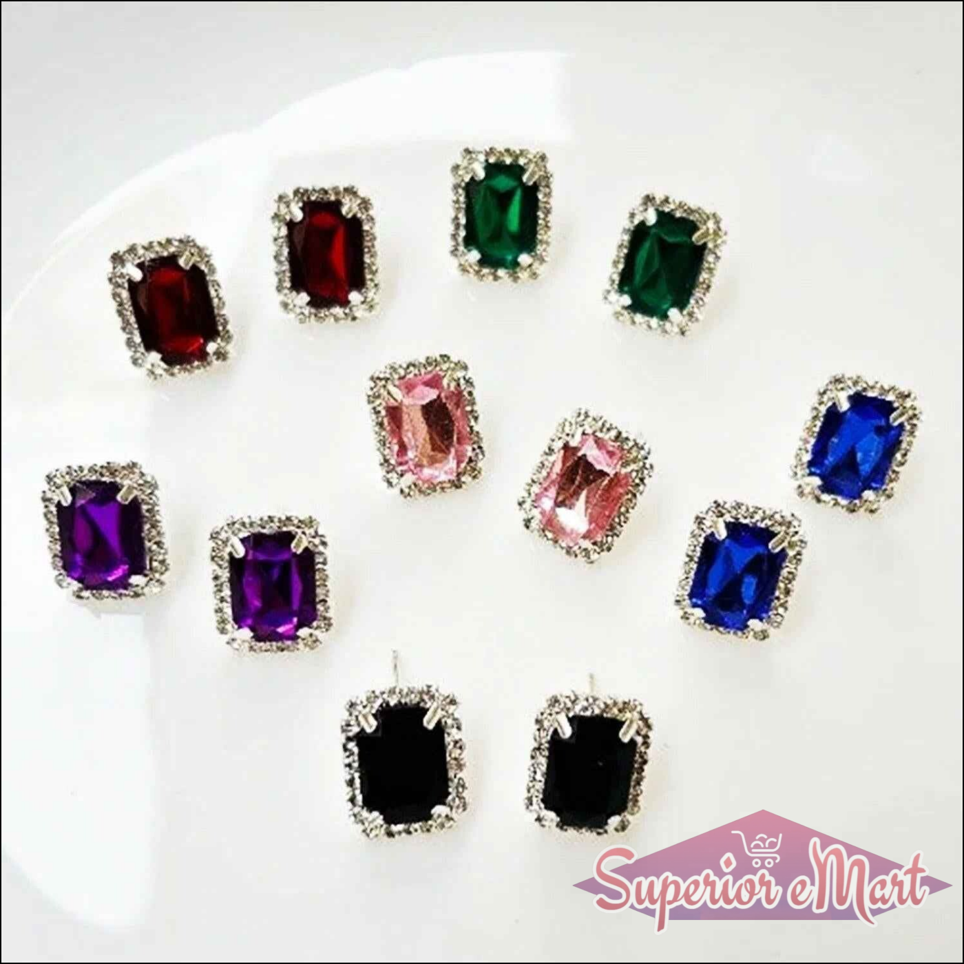 Interchangeable Diamond Earrings - Superior eMart