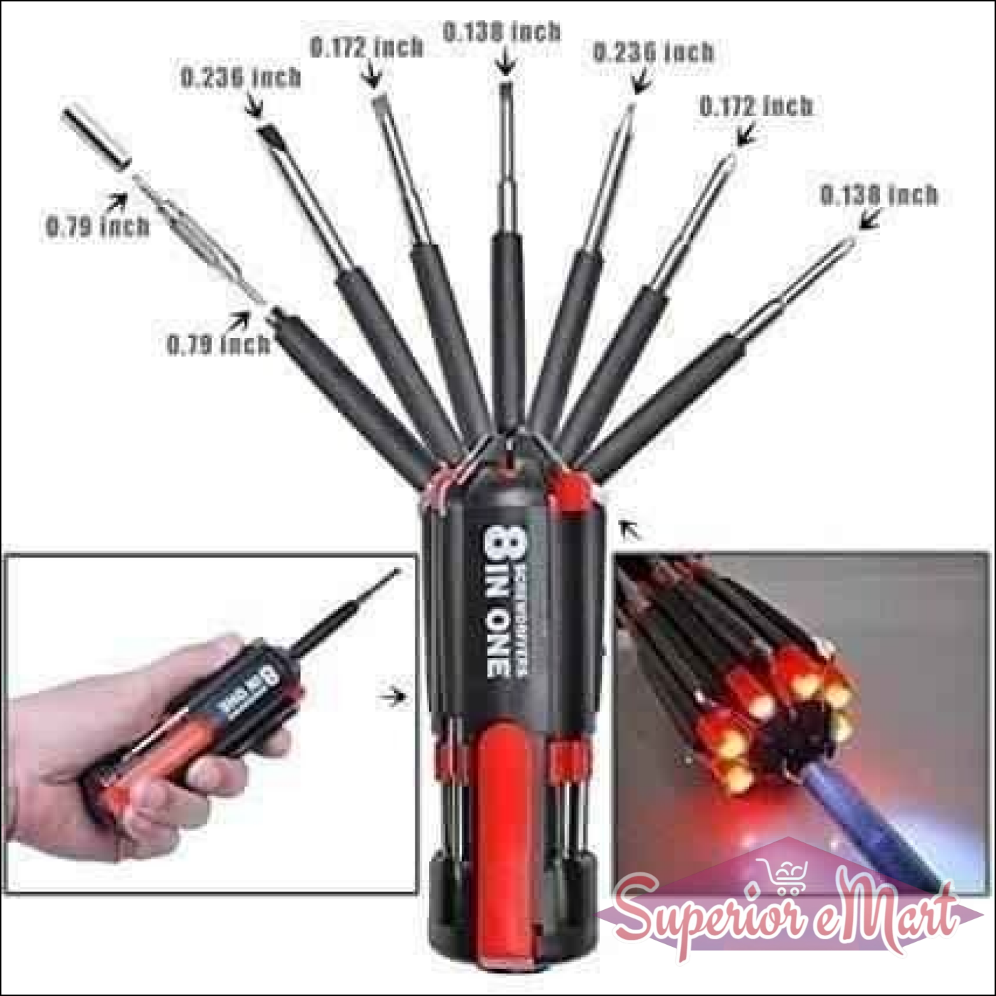 Interchangeable Screwdriver Set - Superior eMart