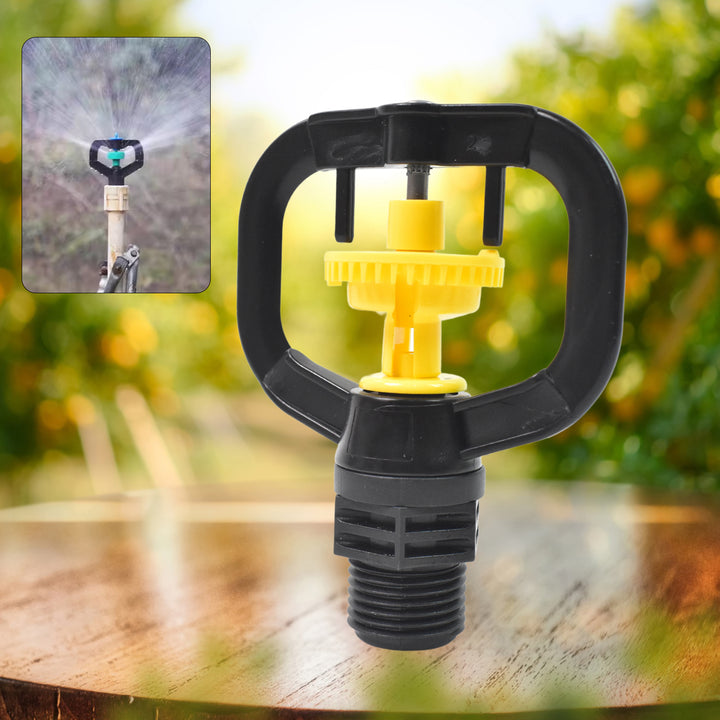 Superior eMart rotating irrigation sprinkler for efficient garden watering and easy adjustment