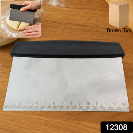 Stainless Steel Dough Scraper (1 Pc)