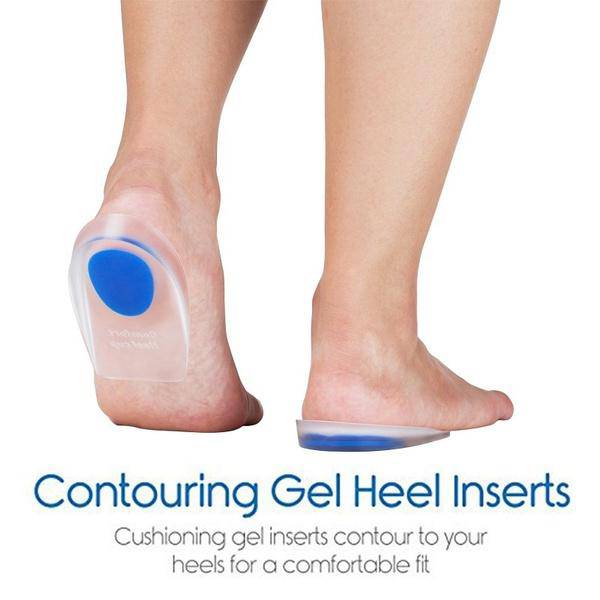 1413 Gel Heel Cups Silicon Heel Pad For Heel Ankle Pain - Superior eMart