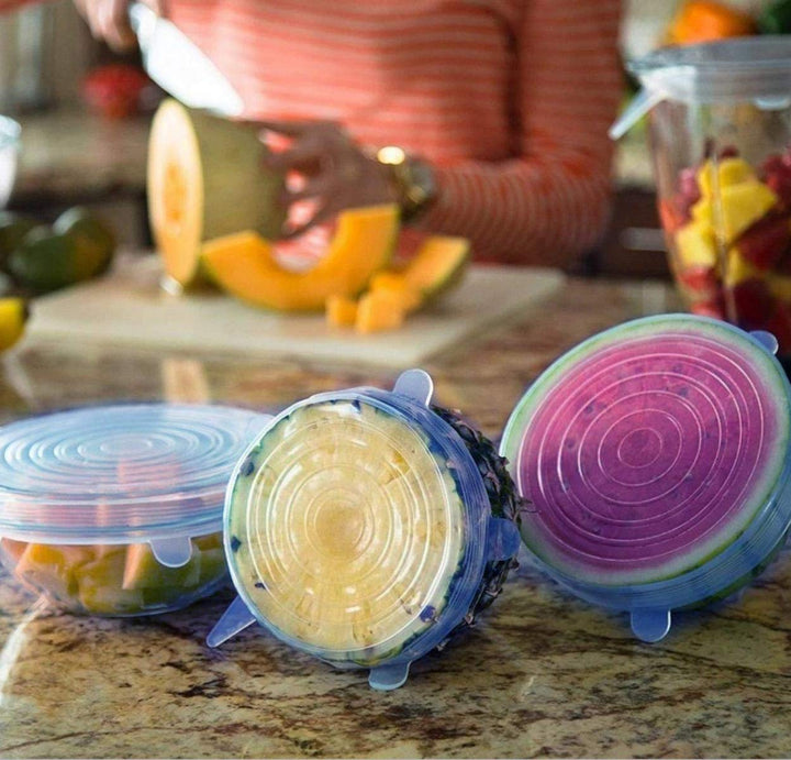 Superior eMart Silicone Stretch Lids Set - 7 Sizes