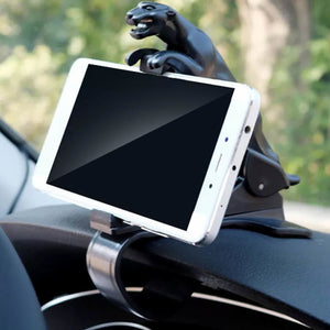 Jaguar leopard car phone holder with a sleek design for secure phone mounting in vehicles