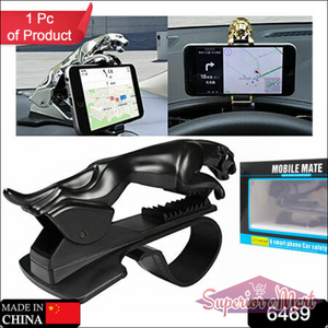Jaguar Leopard Car Phone Holder with Stylish Design for Secure Smartphone Placement