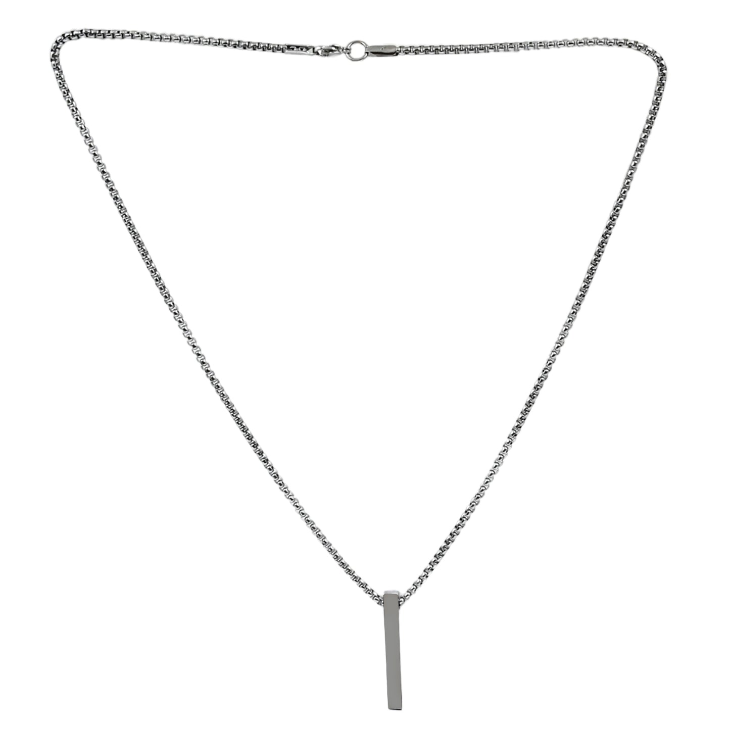 Superior eMart stainless steel locket necklace with a sleek design and durable chain for everyday wear