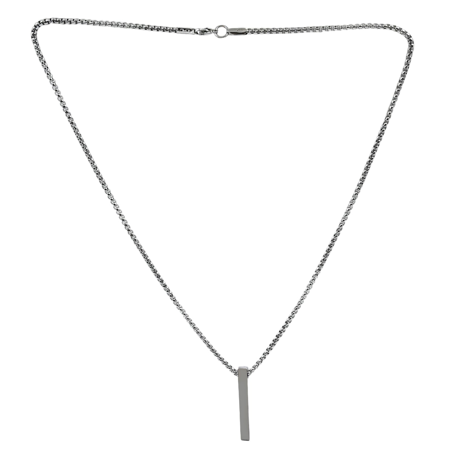 Superior eMart stainless steel locket necklace with a sleek design and durable chain for everyday wear
