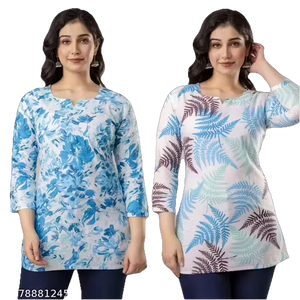 Kurti For Women - Blue.