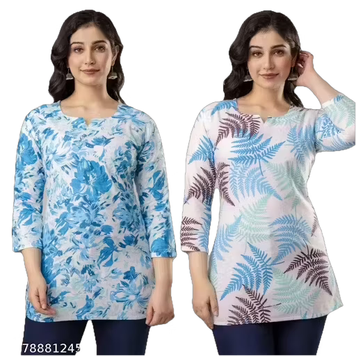 Kurti For Women - Blue.