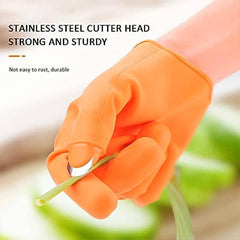 Gloves Silicone Thumb Knife Finger Protector Gears Cutting Vegetable Harvesting Knife - Superior eMart