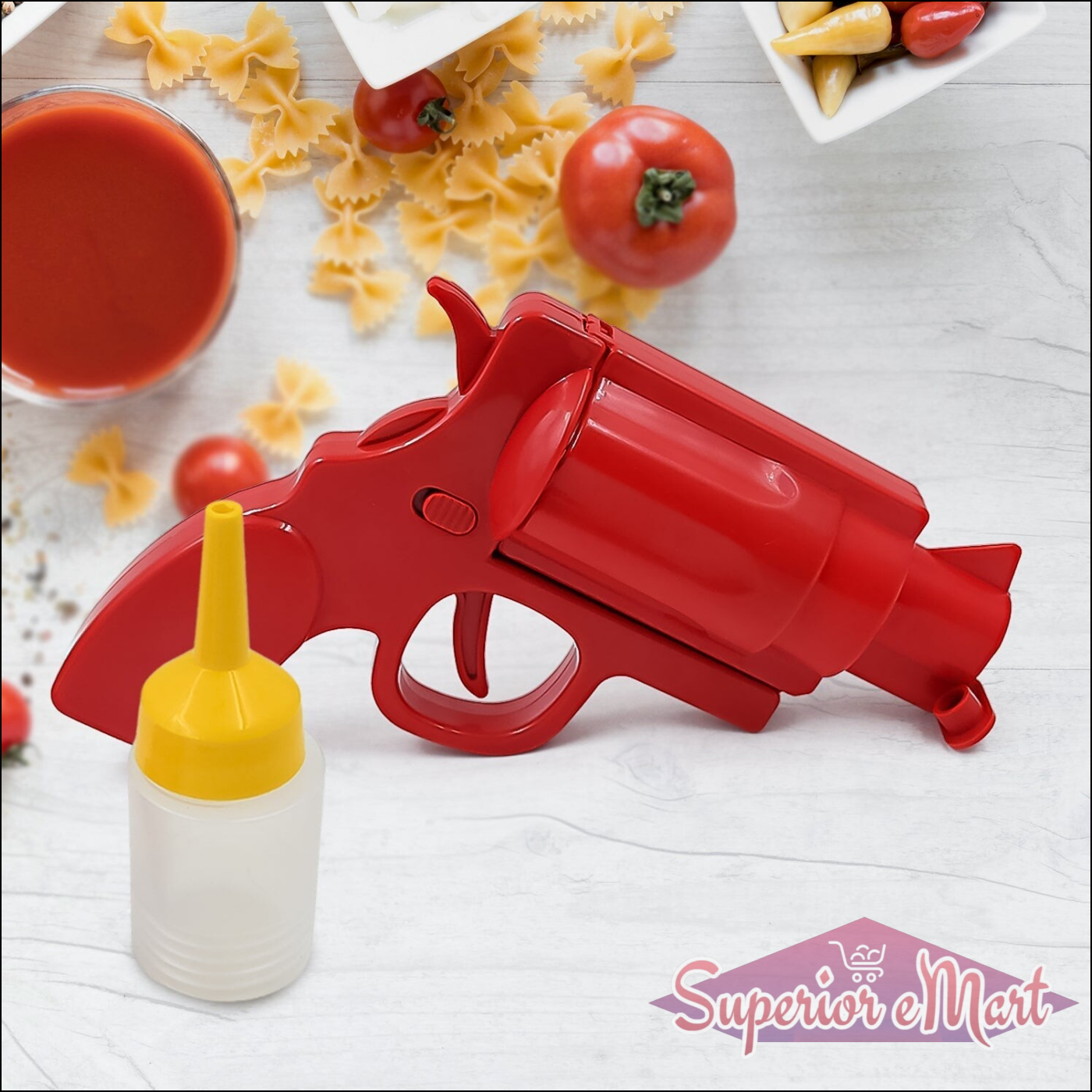 Ketchup Dispenser Mustard Bottle Gun (1 Pc) - Superior eMart