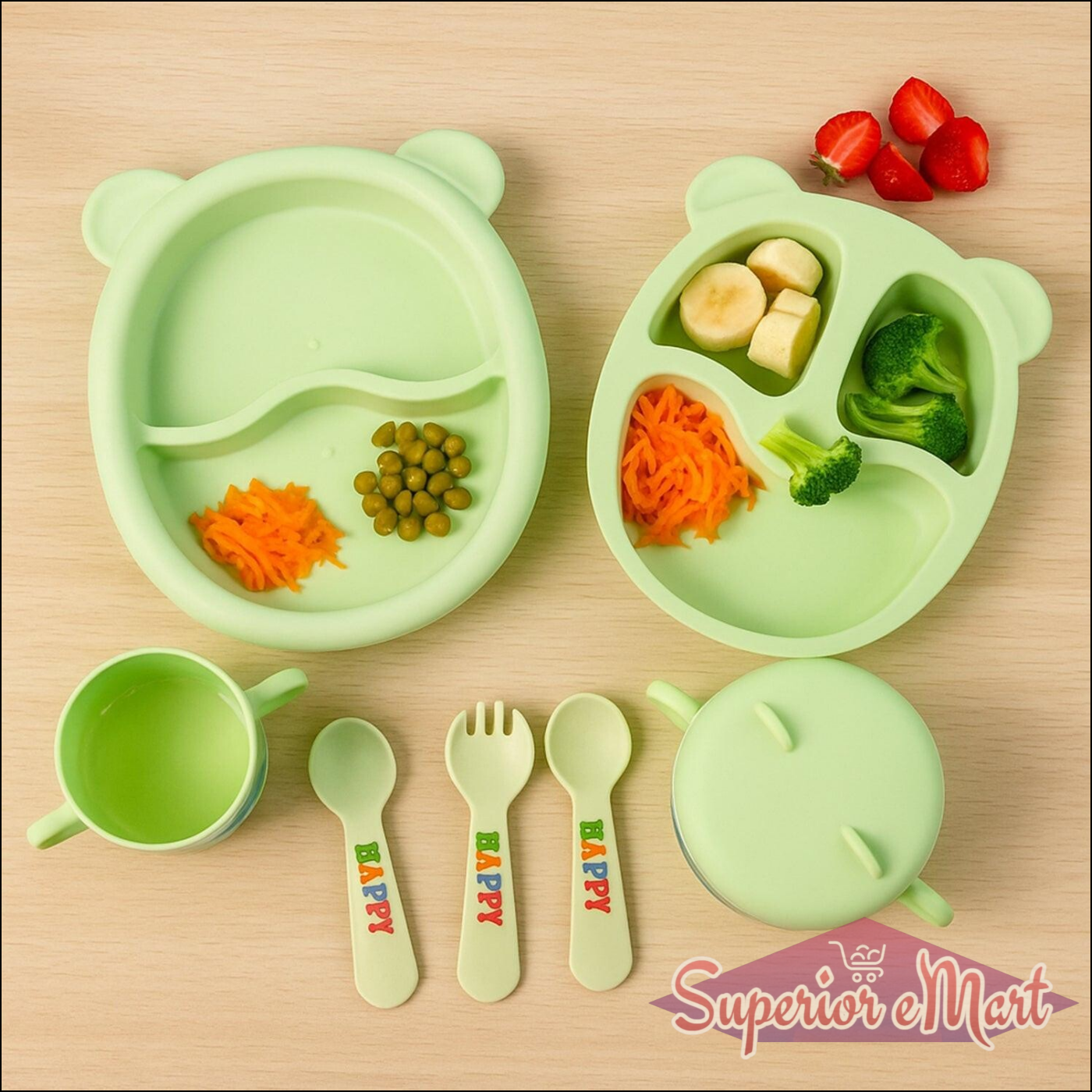 Kids Feeding Dinner (8 Pc Set) - Superior eMart