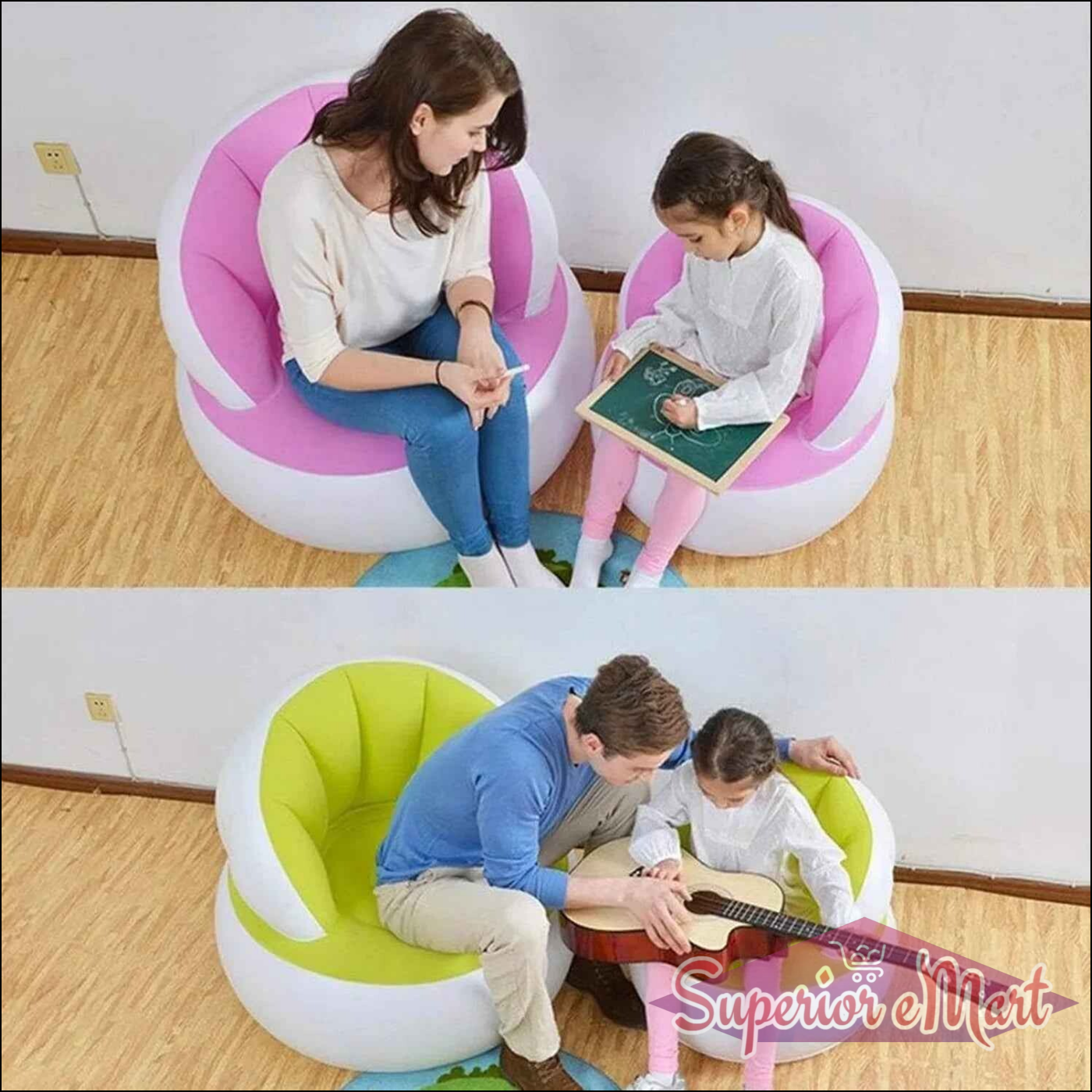 Kids Inflatable Sofa Chair for Comfortable and Fun Seating - Superior eMart