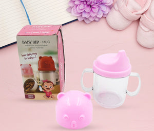 Lightweight kids mug with a cute bear lid for easy sipping and spill-proof design