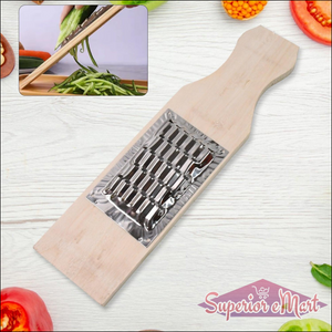 Kitchen Cheese Grater Slicer with Wooden Handle - Superior eMart