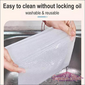 Washable and reusable kitchen cleaning wipes for easy oil-free cleaning in your home