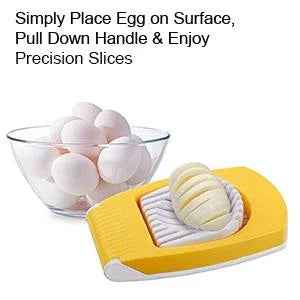 Superior eMart kitchen egg slicer with precision blades for perfectly sliced eggs