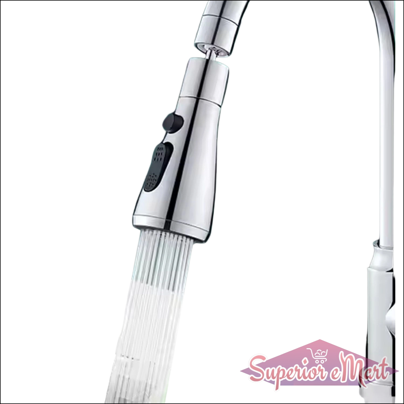 Kitchen Faucet 3-function Pull Down Sink Sprayer (1 Pc) - Superior eMart