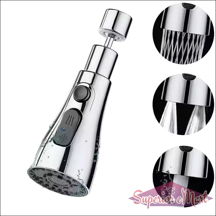 Kitchen Faucet 3-function Pull Down Sink Sprayer (1 Pc) - Superior eMart