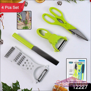 Kitchen Knife and Grater Combo 4-Pc Set - Superior eMart