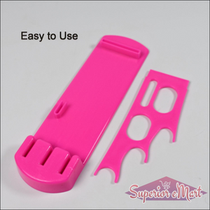 Pink multifunction kitchen knife holder with easy-to-use design for safe knife storage