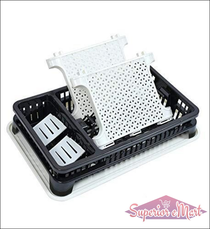 Kitchen Organizer Rack with Water Storing Tray/Dish Rack - Superior eMart