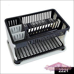 Kitchen Organizer Rack with Water Storing Tray/Dish Rack - Superior eMart