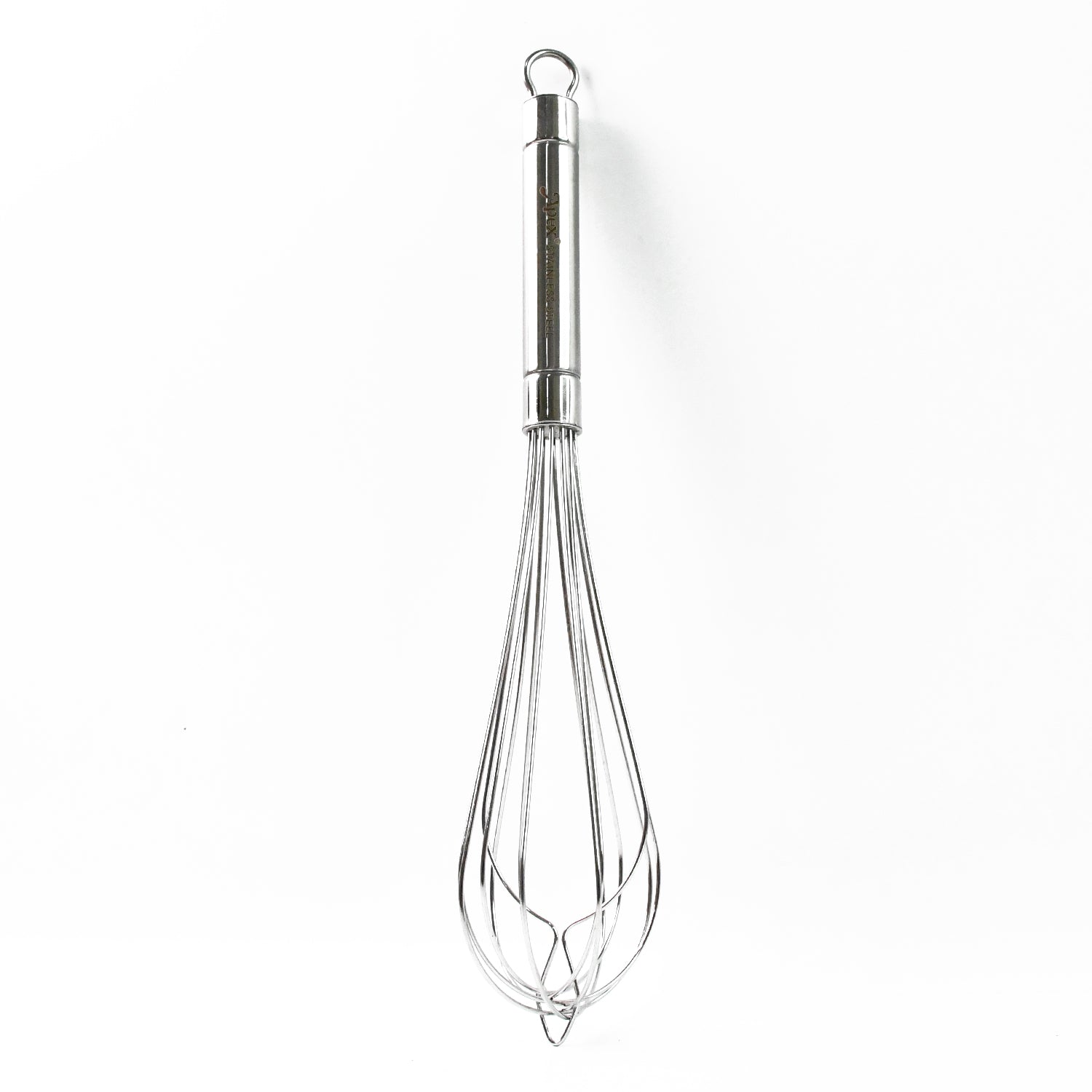Durable stainless steel hand whisk designed for efficient mixing and whisking in the kitchen