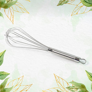 Superior eMart stainless steel hand whisk with durable design for efficient mixing and whisking in the kitchen