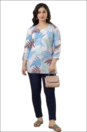 Kurti For Women - Blue.