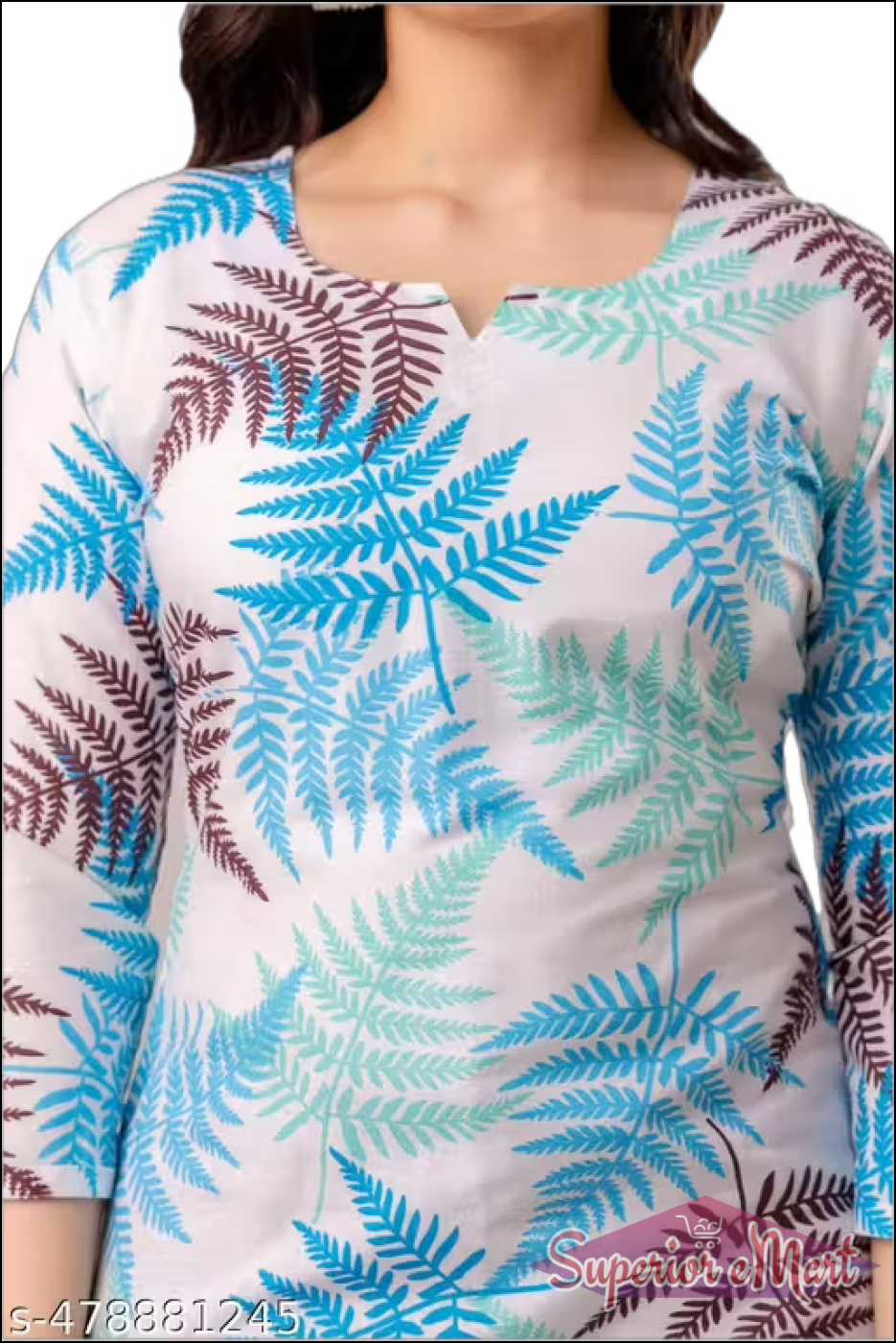 Kurti For Women - Blue.
