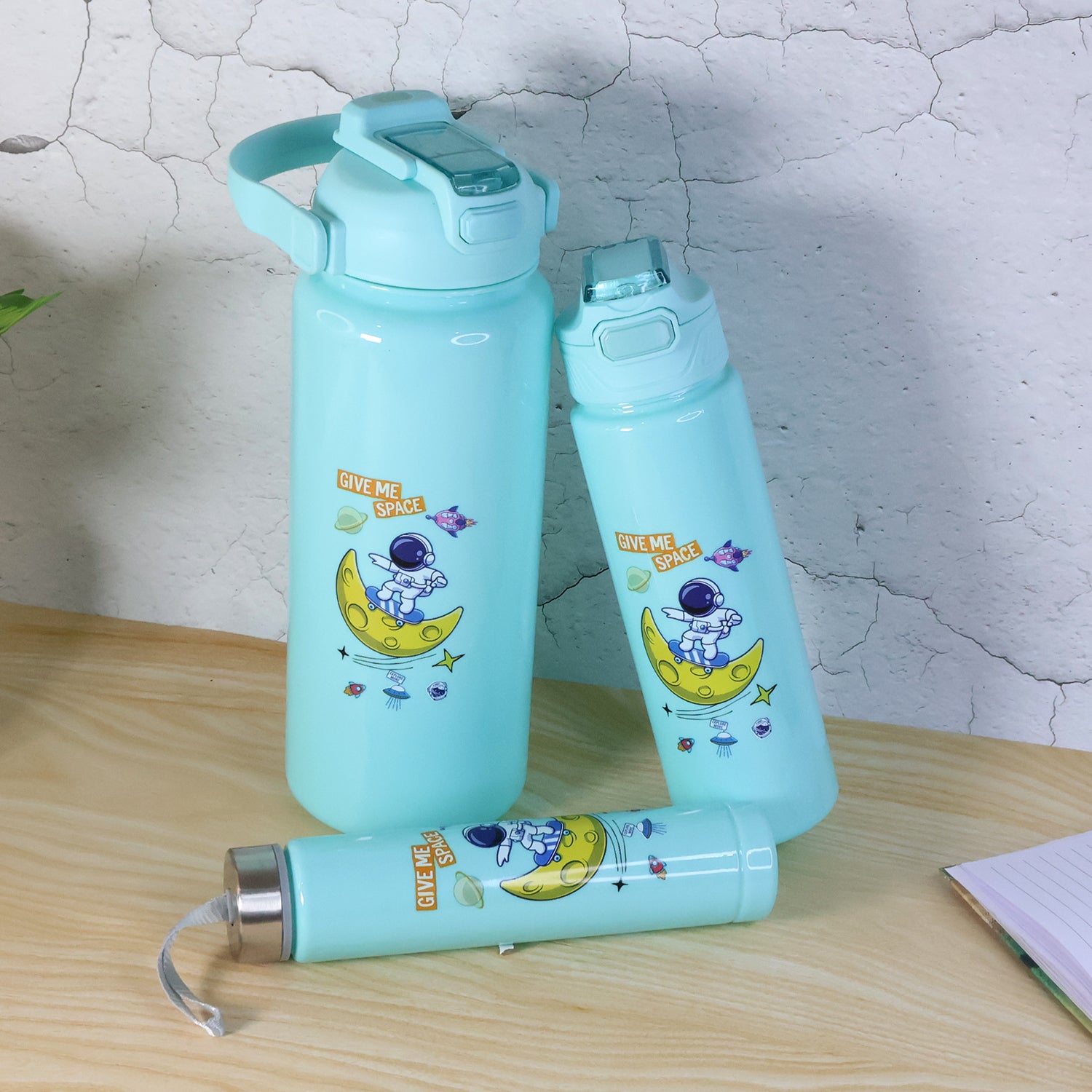 Water Bottles 2000ml + 900ml + 300ml - 3 Pc