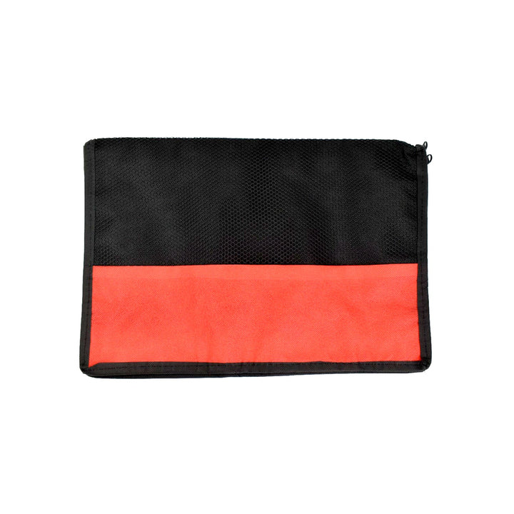 Superior eMart laptop cover bag in black and red with a stylish design and durable material