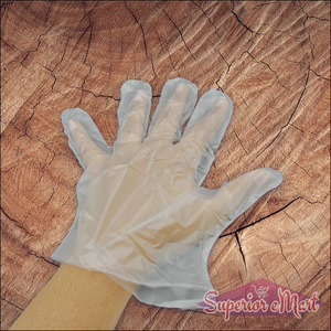 Large Size Transparent Disposable Clear Hand Gloves For Home, Kitchen, Hotels, Hospitals, Clinics, Beauty Parlor, Saloons (100 Pcs) - Superior eMart