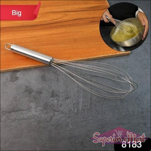 Large Stainless Steel Balloon Whisk  Heavy-duty Kitchen Tool (30cm  1 Pc) - Superior eMart