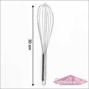 Large Stainless Steel Balloon Whisk  Heavy-duty Kitchen Tool (30cm  1 Pc) - Superior eMart