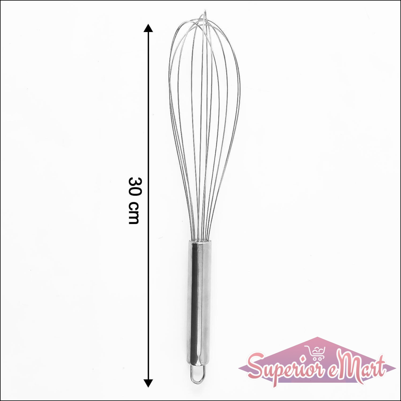 Large Stainless Steel Balloon Whisk  Heavy-duty Kitchen Tool (30cm  1 Pc) - Superior eMart