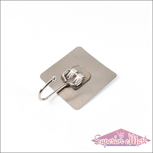 Large stainless steel wall hook for hanging decor and organizing space efficiently