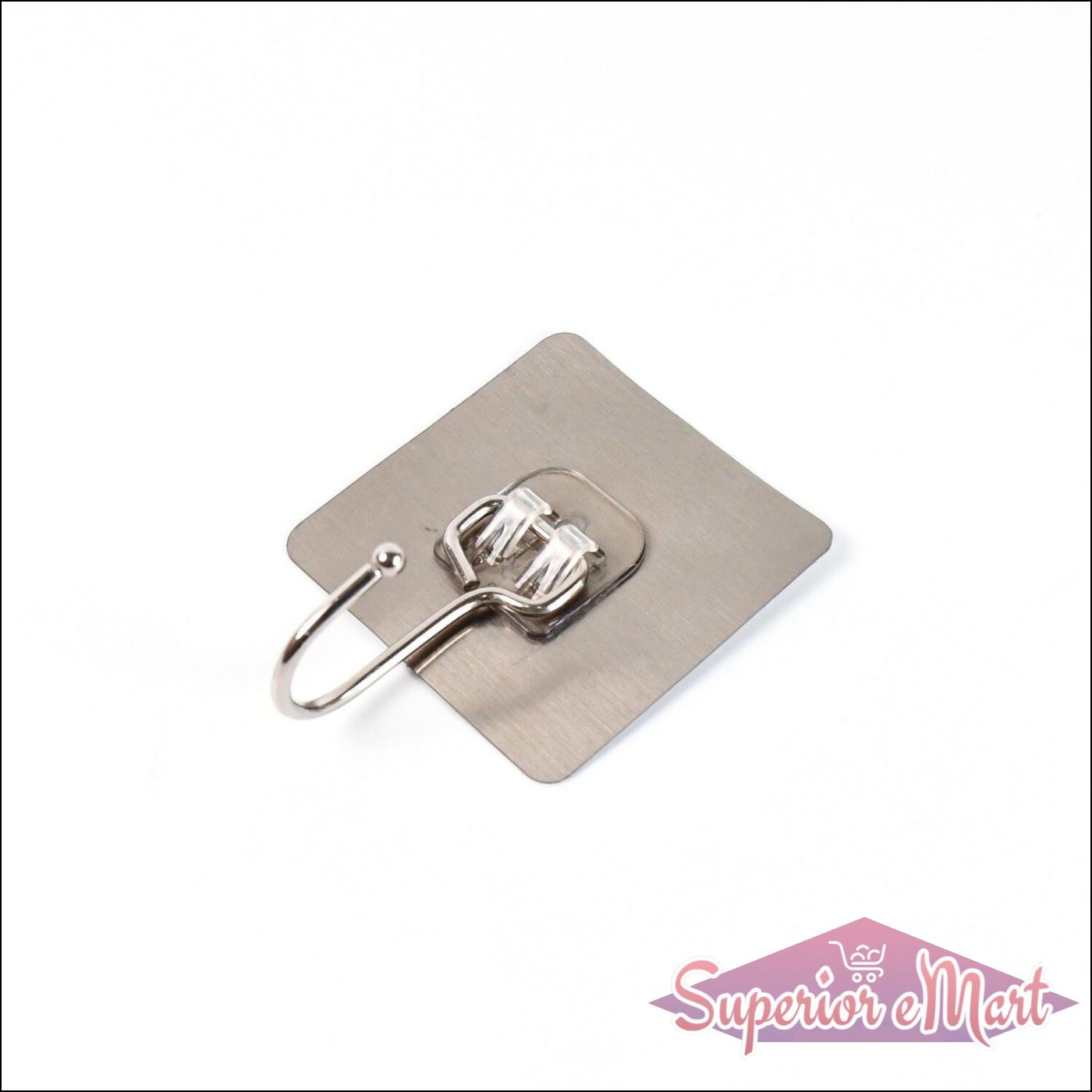 Large stainless steel wall hook for hanging decor and organizing space efficiently