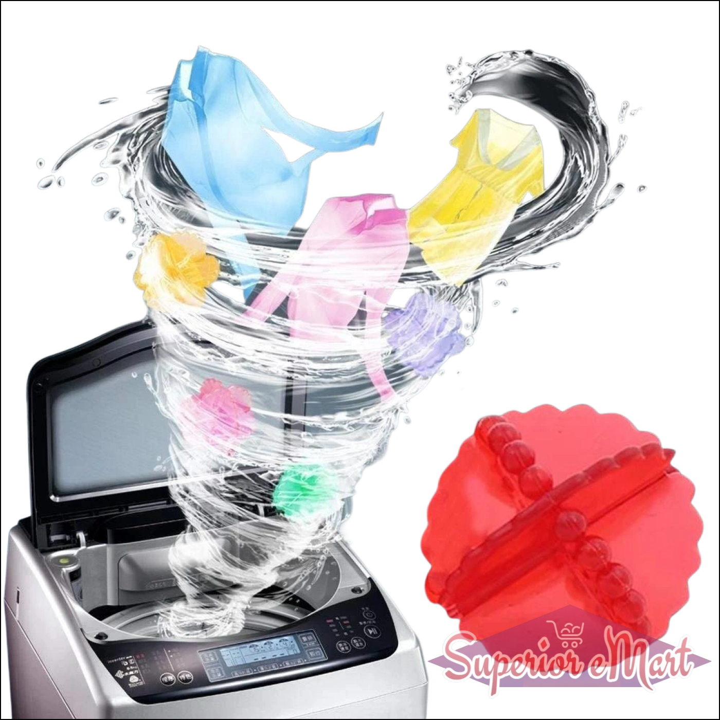 Laundry Washing Ball Wash Without Detergent (6pcs) - Superior eMart