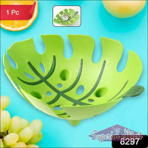 Leaf Shaped Fruit Basket - Decorative Bowl - Superior eMart
